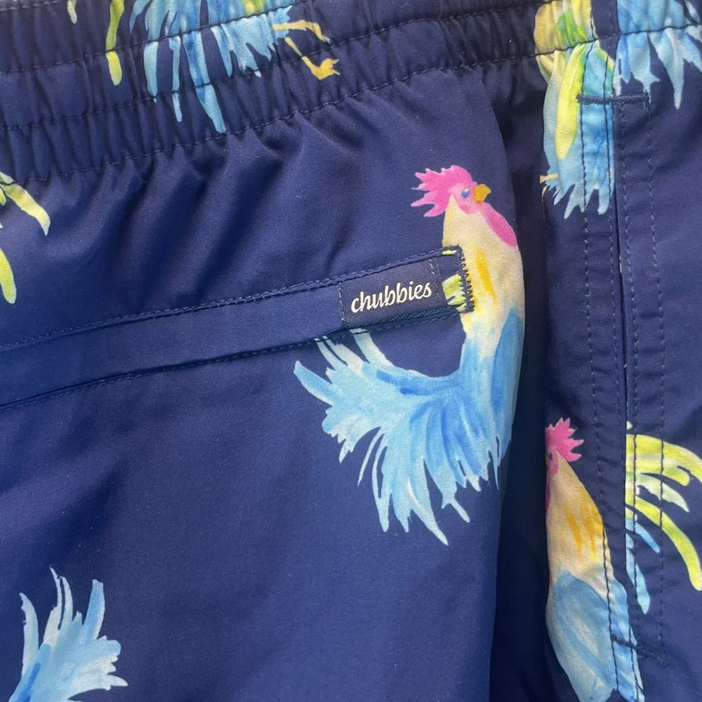 Chubbies Blue and White Mesh Top‎